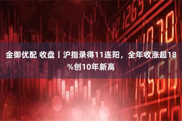 金御优配 收盘丨沪指录得11连阳，全年收涨超18%创10年新高